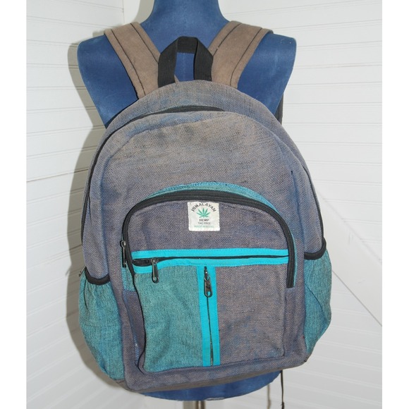 Himalayan Hemp Handbags - Himalayan Hemp The Collection Royal‎ backpack Boho Hippie UNISEX colorblock